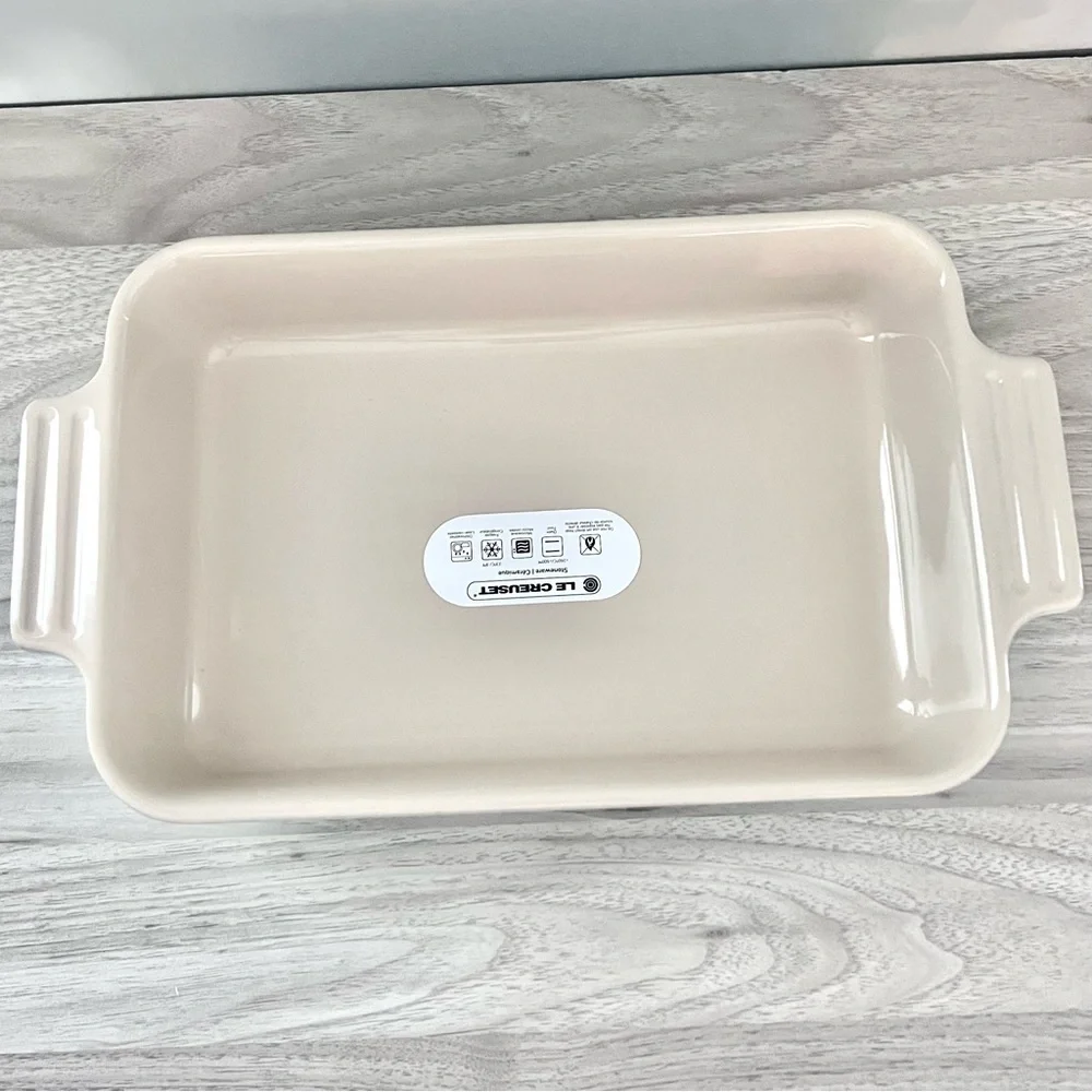 Le Creuset Rectangular Stoneware Dish | Sky Blue | 25cm